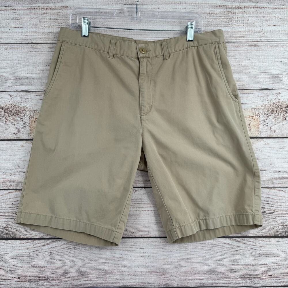 Patagonia Organic Cotton Chino All Wear Shorts Mens 34 Tan Khaki
